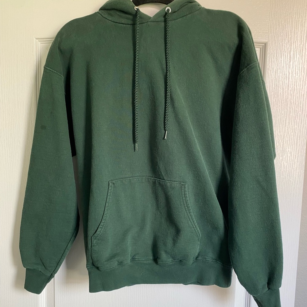 Vintage green hanes hoodie